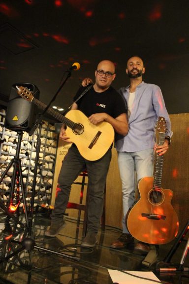 Con Fernando Miguel, increible voz